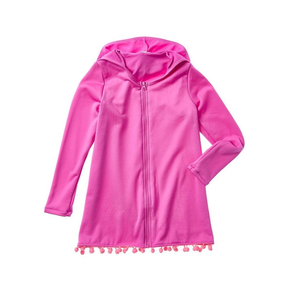Beach Lingo Girls  Pom Poms Cover-Up Tunic, Pink